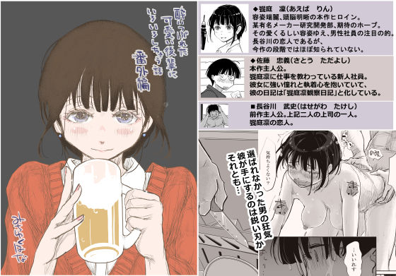 【巨乳】【】酔いつぶれた可愛い後輩にいろいろしちゃう話 番外編｜みちゆくはな