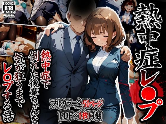 【辱め】【】熱中症で倒れた後輩ちゃんをレ〇プする話｜ばななメモリアル