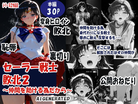 【拘束】【】セーラー戦士敗北 仲間を助ける為だから｜焦がしカラメルラボ