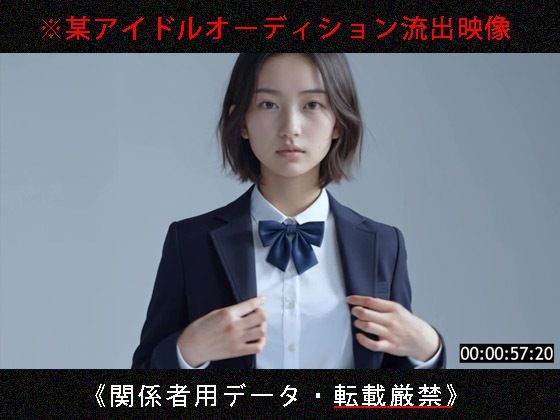 【制服】【】某アイドルオーディション流出映像【No.1009】｜Blue Frames