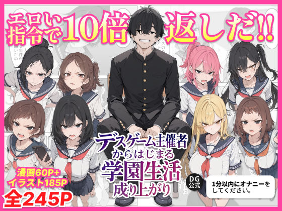 【辱め】【】デスゲーム主催者からはじまる学園生活成り上がり｜ちくびはんたー