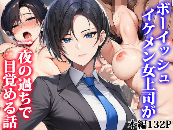 【OL】【】ボーイッシュイケメン女上司が一夜の過ちで目覚める話｜タイニュウ屋